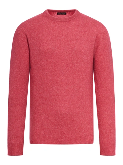 Shop Roberto Collina Crewneck Sweater In Red