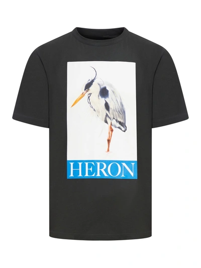 Shop Heron Preston Organic Cotton Jersey T-shirt In Black