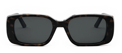 Shop Dior Wil S2u 29p0 52d Rectangle Polarized Sunglasses