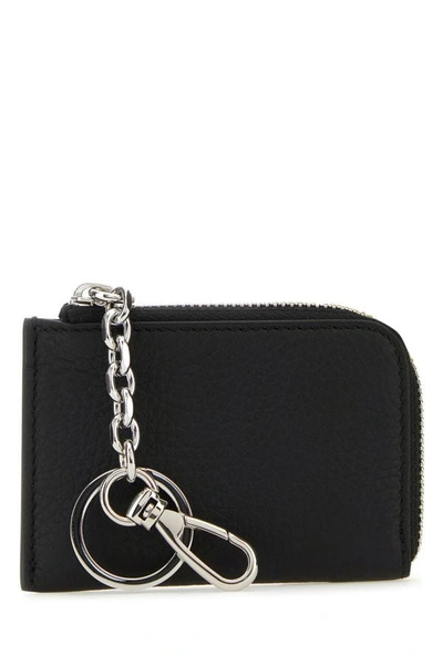 Shop Maison Margiela Man Black Leather Wallet