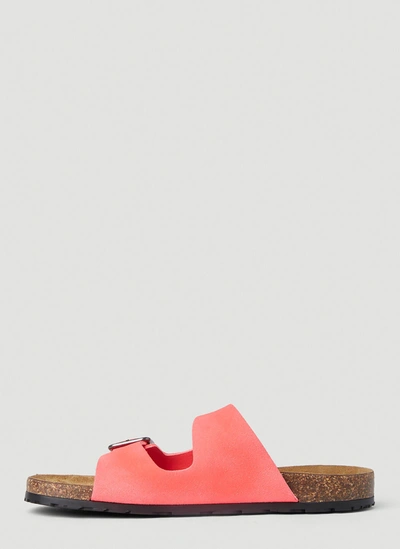 Shop Saint Laurent Women Jimmy Sandals In Pink