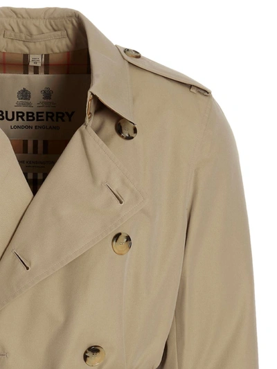 Shop Burberry 'heritage The Kensington' Trench Coat In Beige