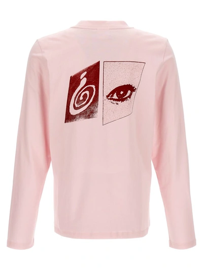 Shop Courrèges 'ac Straight Printed' T-shirt In Pink