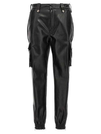 Shop Ermanno Scervino Coated Pants In Black