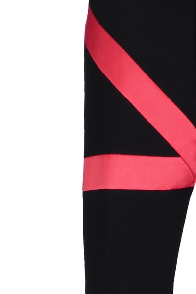 Shop Ferragamo Trousers In Black || Red
