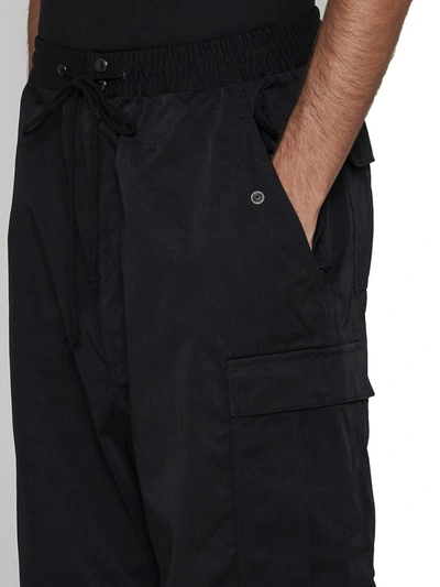 Shop Junya Watanabe Comme Des Garcon Trousers In Black