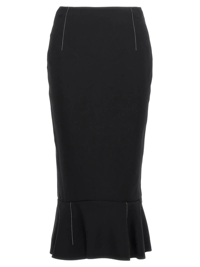 Shop Marni Sheath Skirt In Black