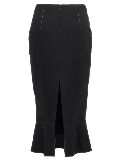 Shop Marni Sheath Skirt In Black