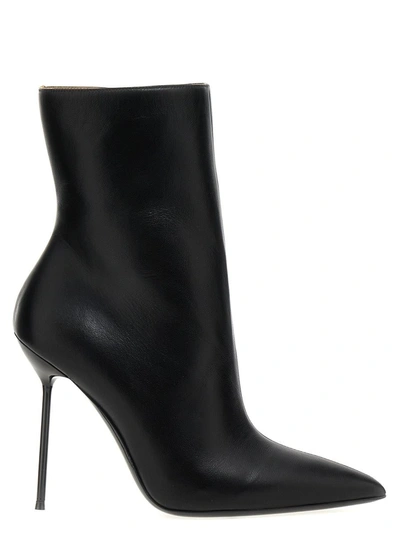 Shop Paris Texas 'lidia' Ankle Boots In Black