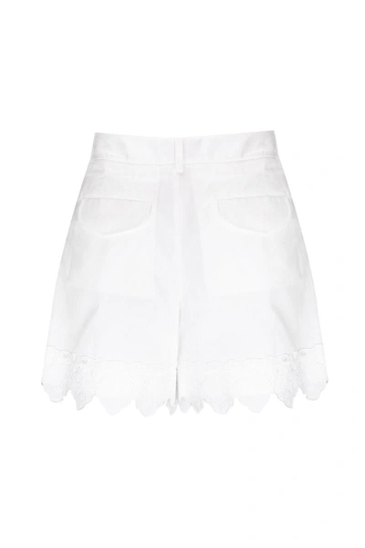 Shop Simone Rocha Shorts In White/white