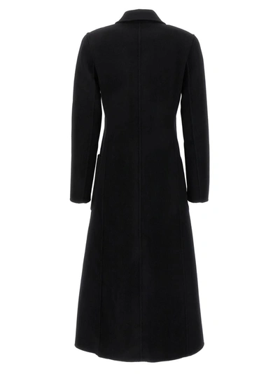 Tory Burch Single-breasted Wool Jacket With Embellished Buttons In Black