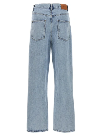 Shop Wardrobe.nyc 'low Rise' Jeans In Light Blue