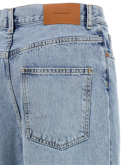 Shop Wardrobe.nyc 'low Rise' Jeans In Light Blue