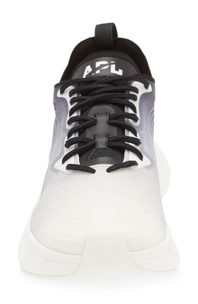 Shop Apl Athletic Propulsion Labs Streamline Running Shoe In Black / Ivory / Ombre