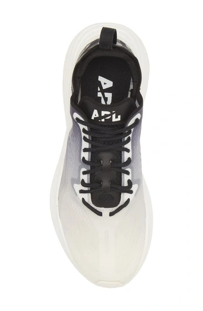 Shop Apl Athletic Propulsion Labs Streamline Running Shoe In Black / Ivory / Ombre