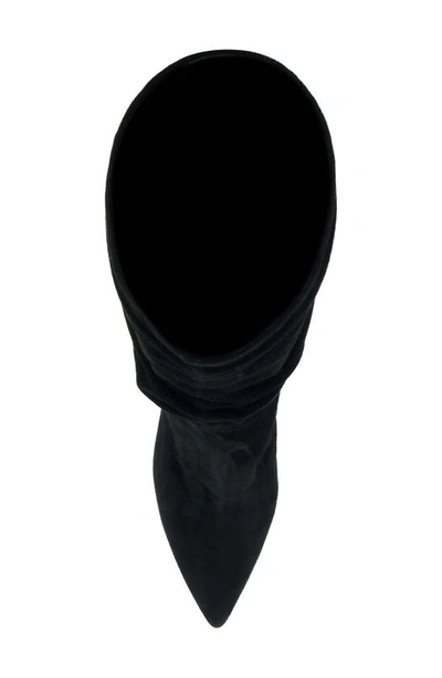 Dune London Slouch Pointed Toe Boot In Black