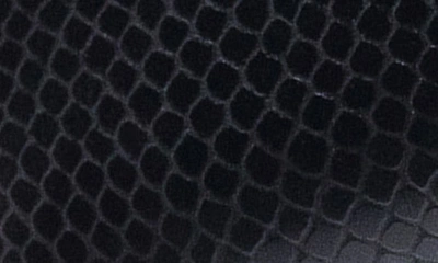 Shop Donald Pliner Croc Embossed Pump In Black