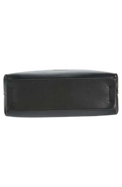 Jw Anderson 'corner' Black Handbag With Metallic Knot Detail In Black