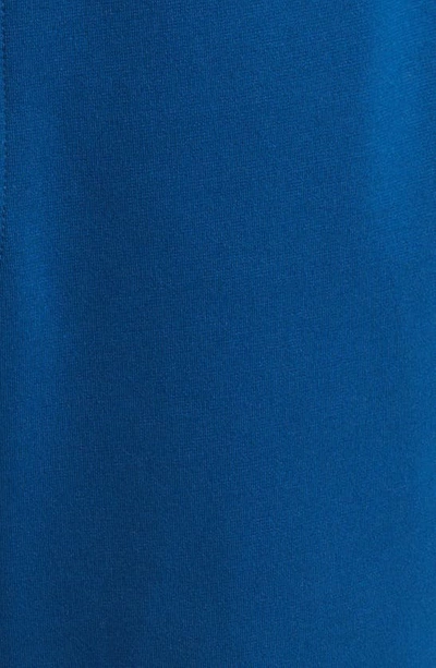 Shop Original Penguin Slim Fit Side Stripe Ponte Drawstring Waist Track Pants In Poseidon Blue