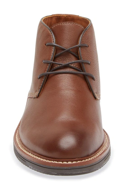 Shop Johnston & Murphy Upton Chukka Boot In Tan Full Grain