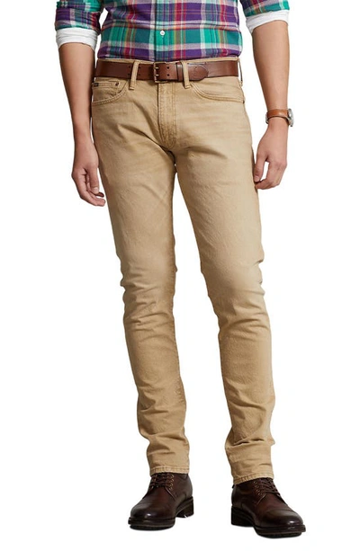 Shop Polo Ralph Lauren Sullivan Stretch Skinny Jeans In Hdn Boating Khaki