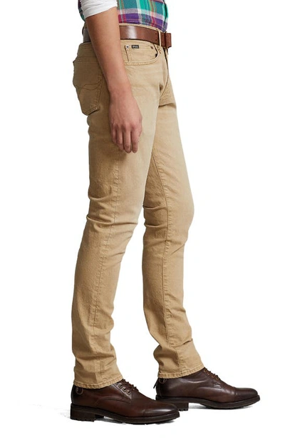 Polo Ralph Lauren Knit-like 5-pocket Sullivan Slim Pant In Hdn Boating Khaki