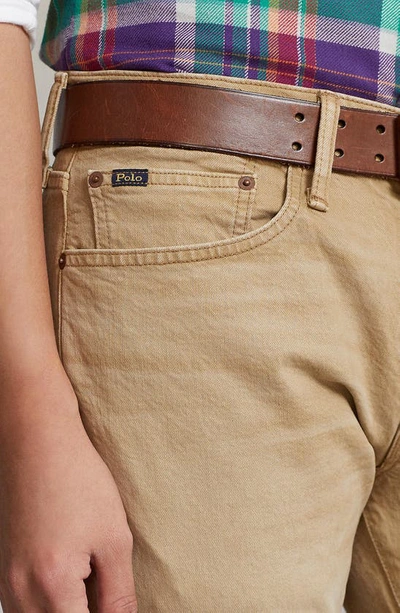 Polo Ralph Lauren Knit-like 5-pocket Sullivan Slim Pant In Hdn Boating Khaki
