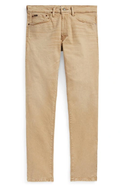Polo Ralph Lauren Knit-like 5-pocket Sullivan Slim Pant In Hdn Boating Khaki