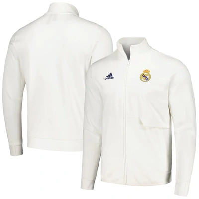 Adidas Originals Men's Adidas White Real Madrid 2023/24 Anthem Full-zip  Jacket | ModeSens