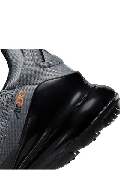 Shop Nike Air Max 270 Sneaker In Smoke Grey/ Black/ Mandarin