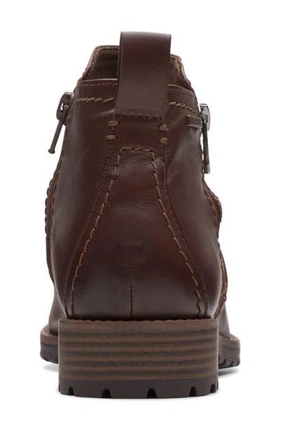 Shop Clarks Aspra Walk Waterproof Bootie In British Tan Leather