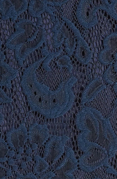 Ava & Yelly Kids' Chacha Lace Overlay Party Dress In Navy