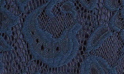 Ava & Yelly Kids' Chacha Lace Overlay Party Dress In Navy