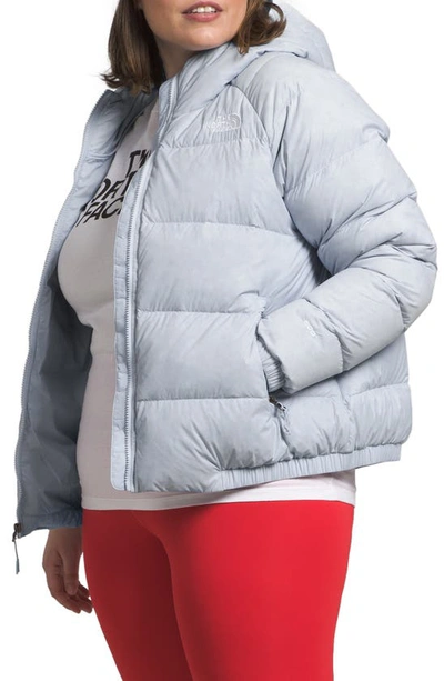 The North Face Hydrenalite 600 Fill Power Down Hooded Jacket In Dusty Periwinkle