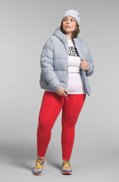 The North Face Hydrenalite 600 Fill Power Down Hooded Jacket In Dusty Periwinkle