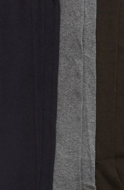 Shop Hue 3-pack Flat Knit Knee High Socks In Graphite Heather Pack
