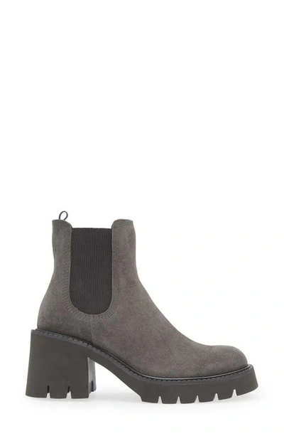 Shop Pedro Garcia Zisca Lug Chelsea Boot In Storm Velour