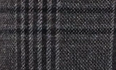 Theory Plaid Elbow Patch Recycled Wool Blend Jacket In Charcoal Multi - Qdy