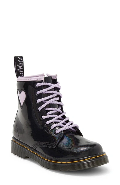 Dr. Martens Girls' 1460 Softy Heart T Lace & Zip Up Boots - Toddler, Little  Kid, Big Kid In Black/ Lilac | ModeSens
