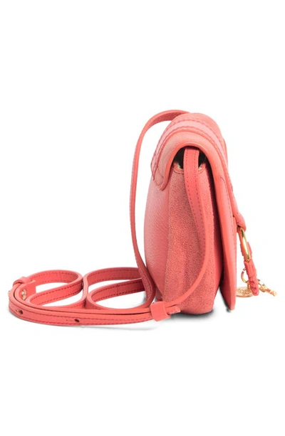 Shop See By Chloé Mini Hana Leather Bag In Wooden Pink