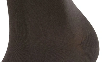 Falke Touch Knee High Socks In Dark Brown