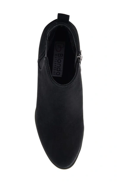 Blondo Victory Waterproof Bootie In Black Suede