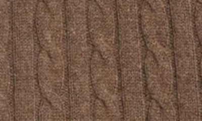 Shop Reformation Giusta Cable Knit Oversize Cashmere Cardigan In Dachchund