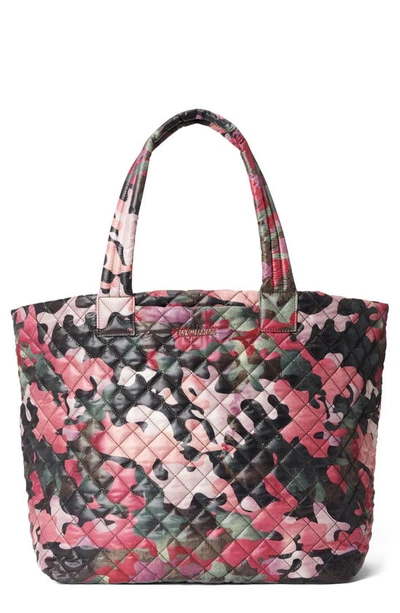 Shop Mz Wallace Deluxe Large Metro Tote In Pink Multi