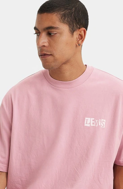 Shop Levi's Skate Graphic T-shirt In Core Pink