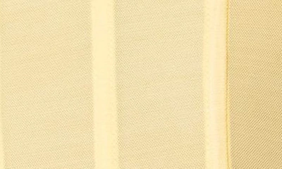 Edikted Evangeline Strapless Mesh Corset Top In Yellow