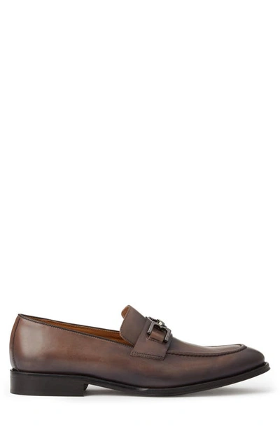 Shop Bruno Magli Alpha Bit Loafer In Truffle