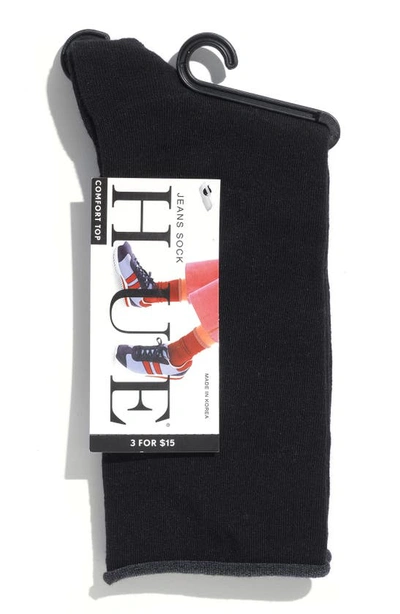 Shop Hue 'jeans' Socks In Black