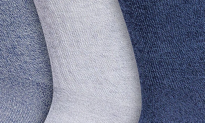 Shop Adidas Originals Athletic Cushioned Crew Socks In Tech Indigo Blue/ Grey/ Navy