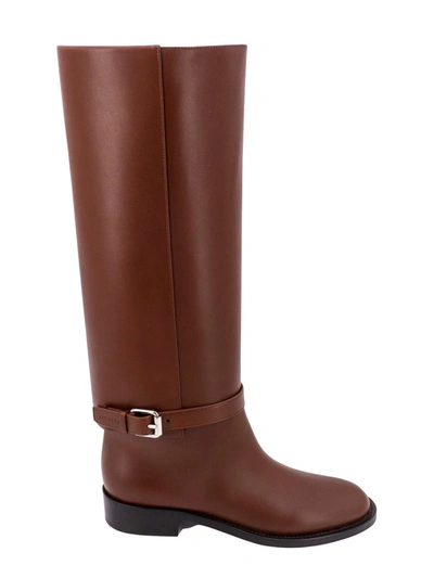 Shop Burberry Boots In Brown